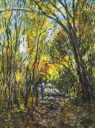 Nigel Wilson nz landscape artist, river walk